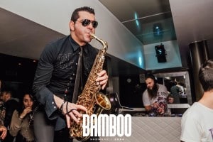Sandro Bani - DJ - Max Jiji Sax - Bamboo ShowBar - Inverno 2015