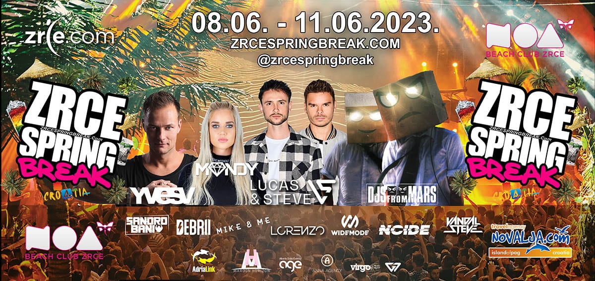 Zrce Spring Break 2023 - All DJs - Sandro Bani 2023